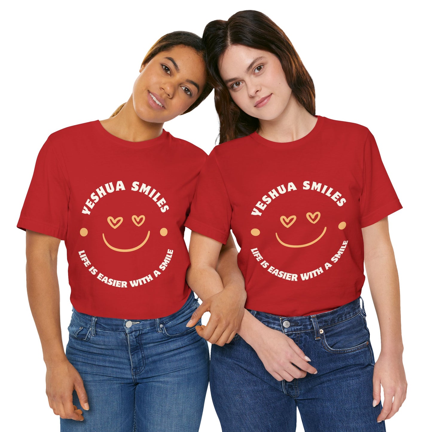 Yeshua Smiles Deluxe Tees