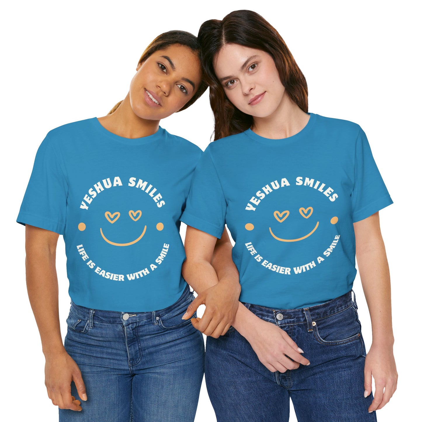 Yeshua Smiles Deluxe Tees