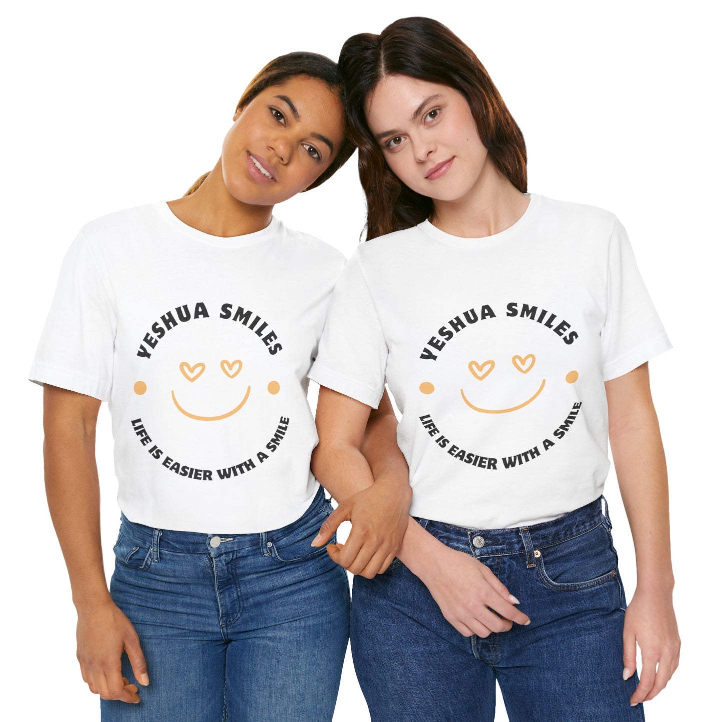 Yeshua Smiles Deluxe Tees
