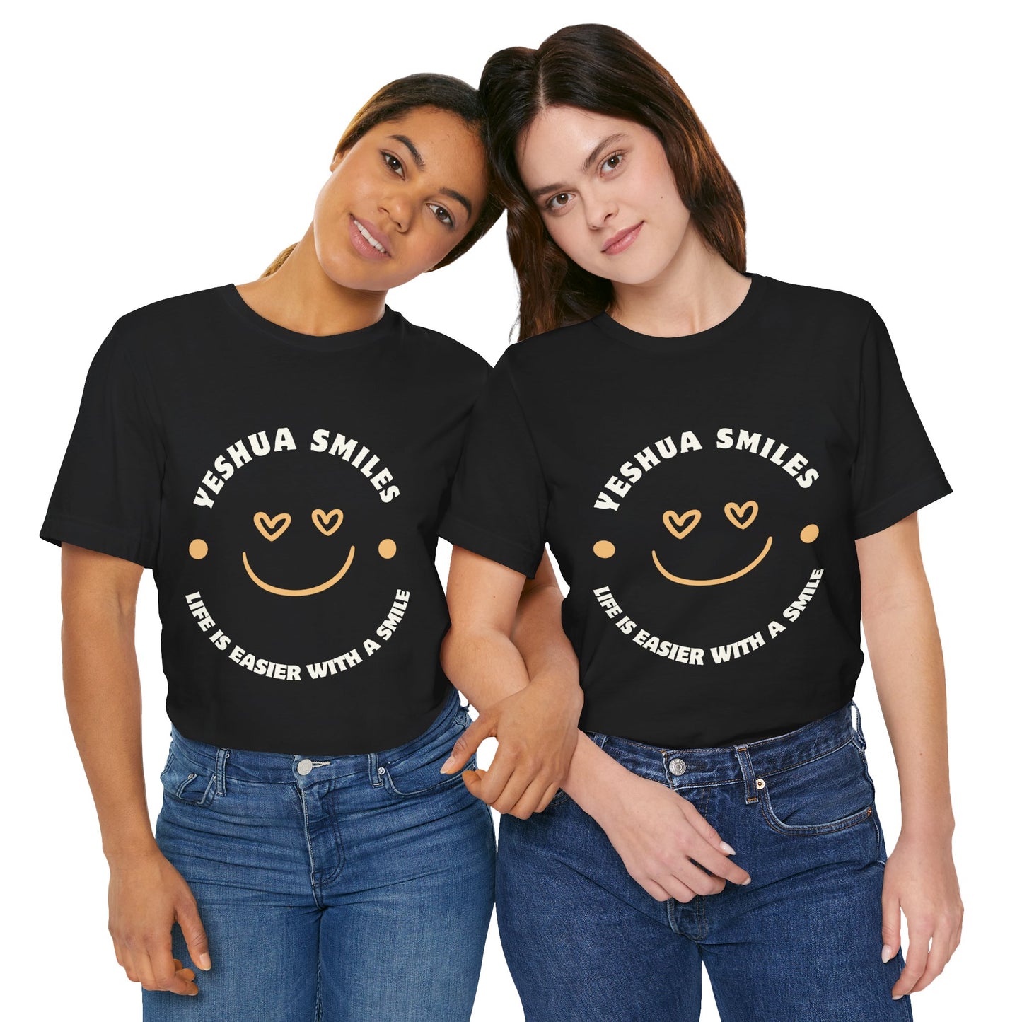 Yeshua Smiles Deluxe Tees