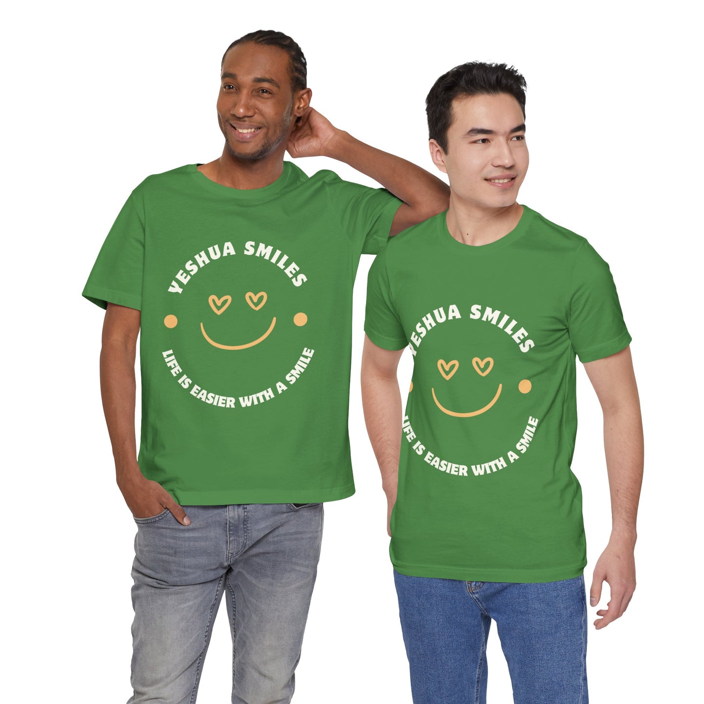 Yeshua Smiles Deluxe Tees