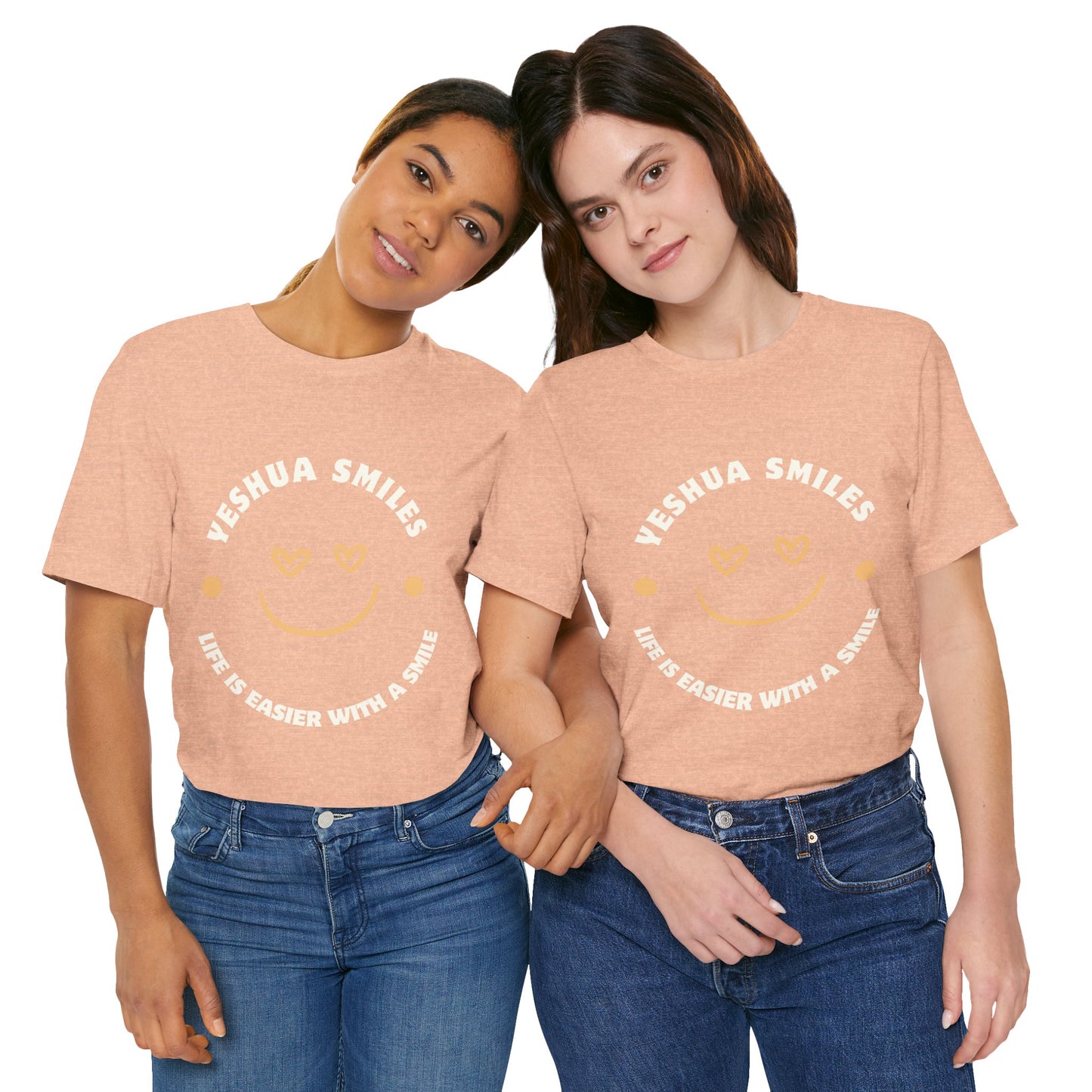 Yeshua Smiles Deluxe Tees