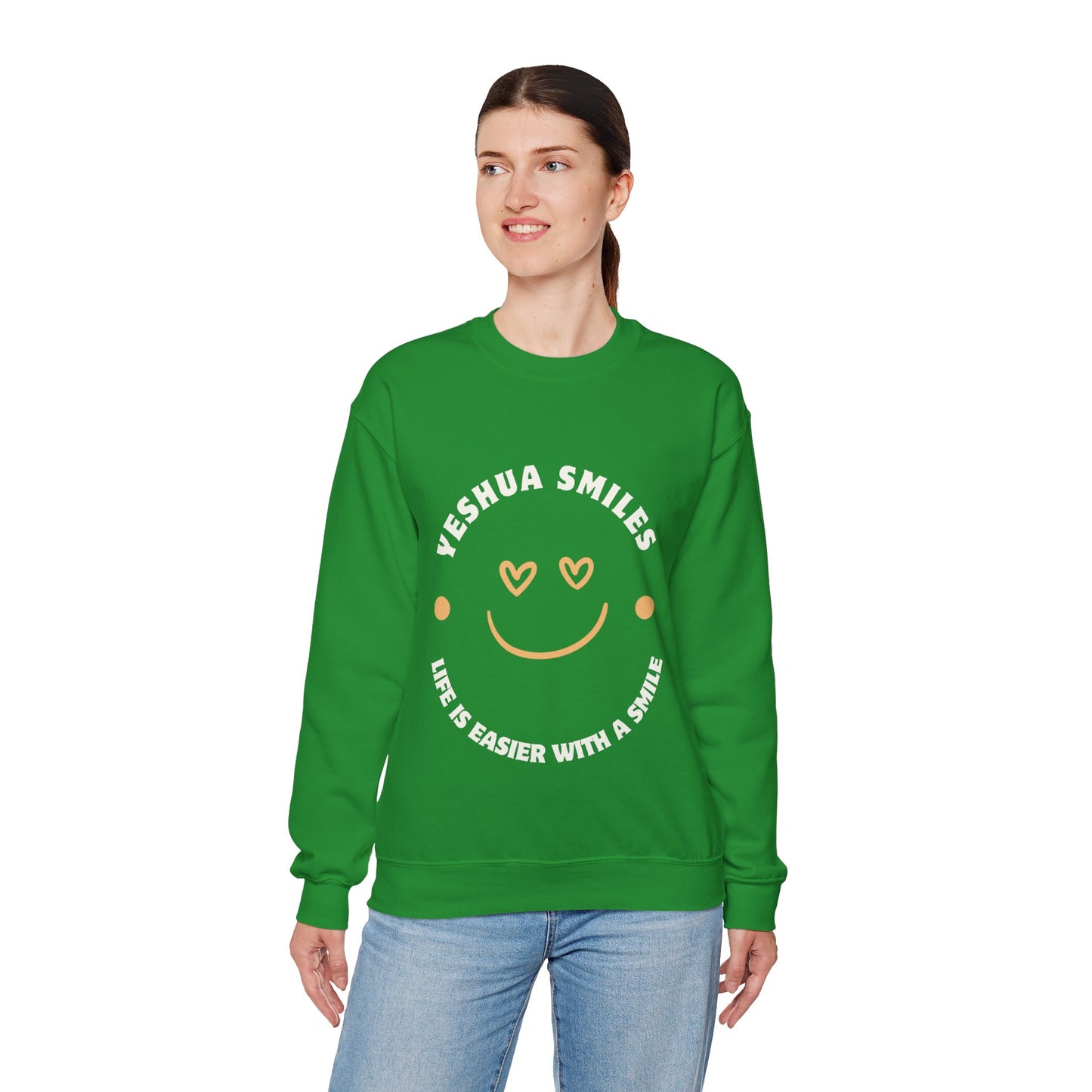 Yeshua Smiles Deluxe Sweatshirt