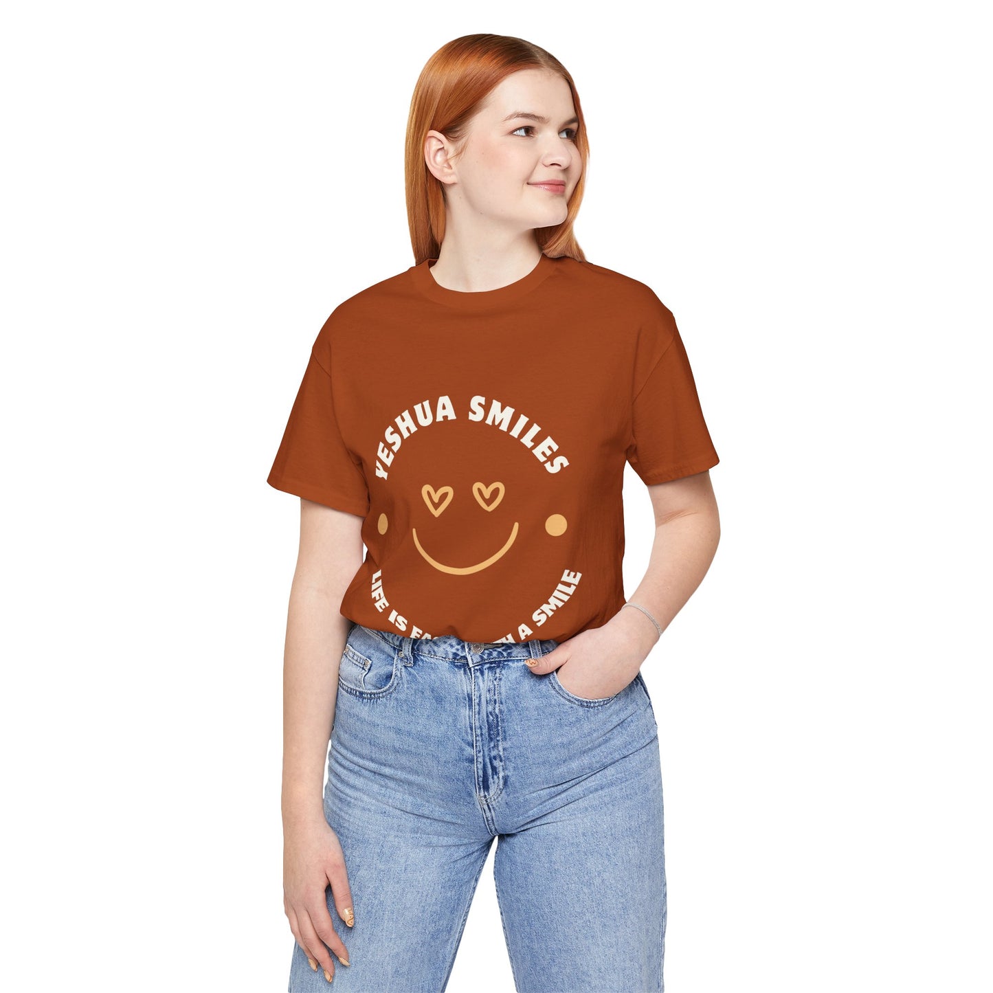 Yeshua Smiles Deluxe Tees