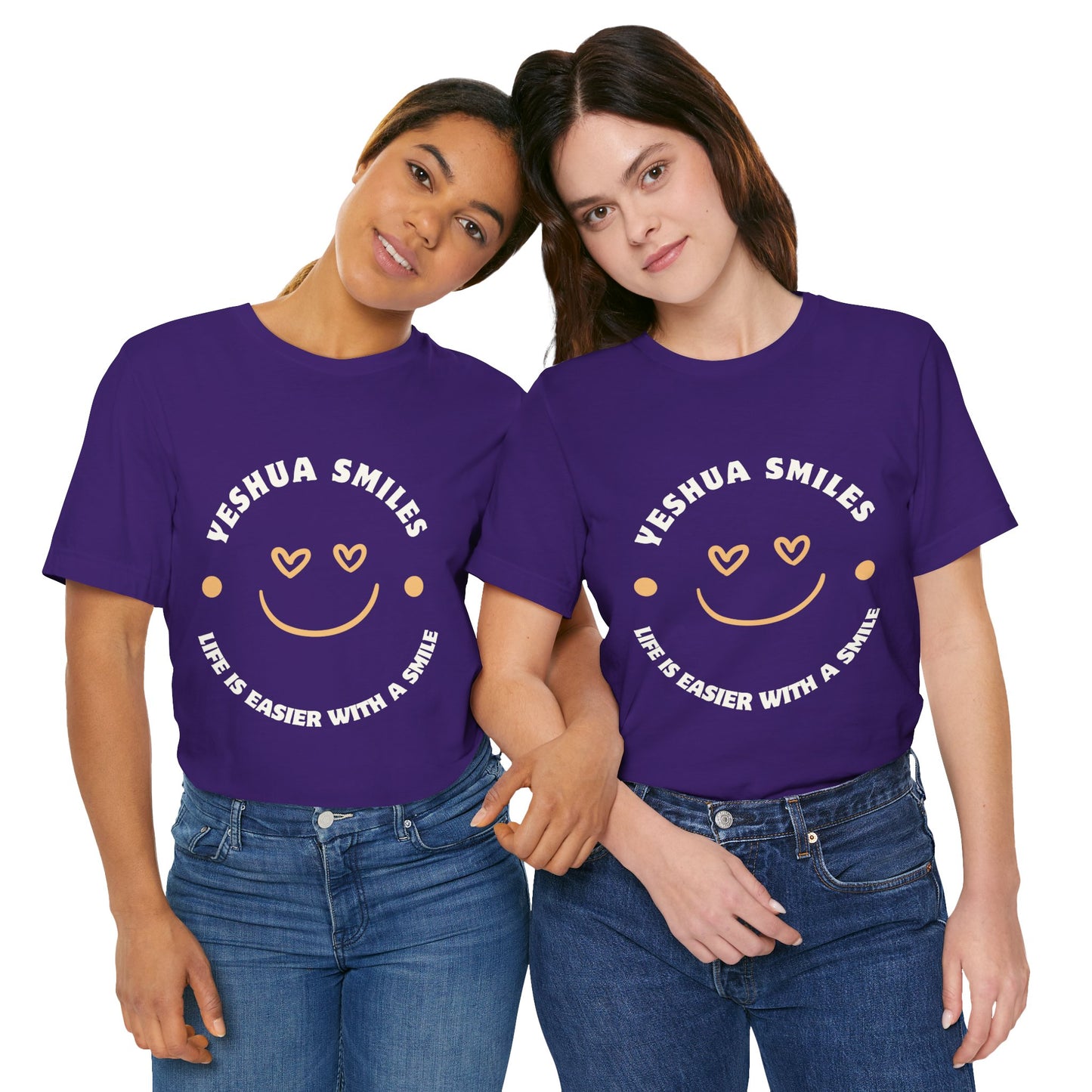 Yeshua Smiles Deluxe Tees