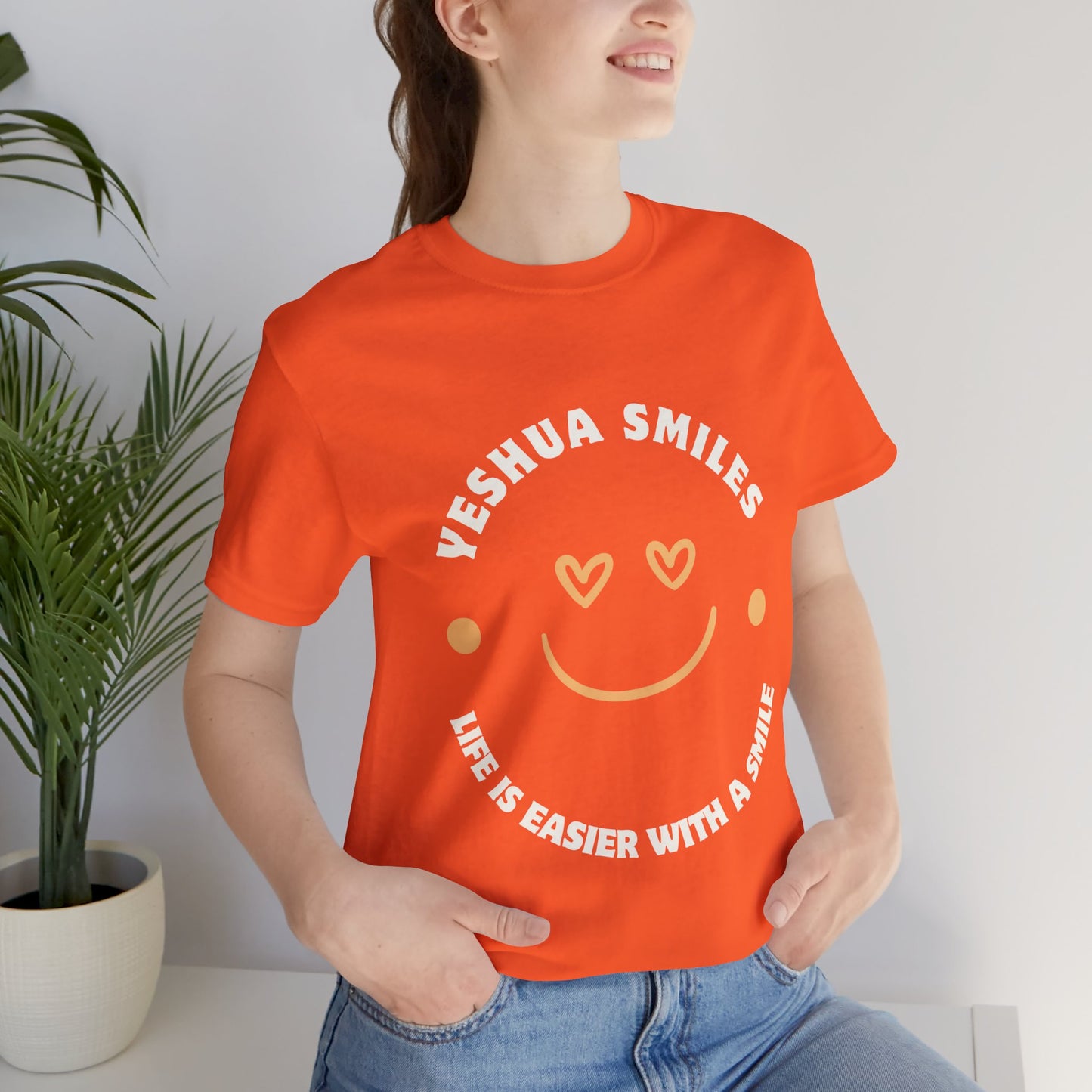 Yeshua Smiles Deluxe Tees