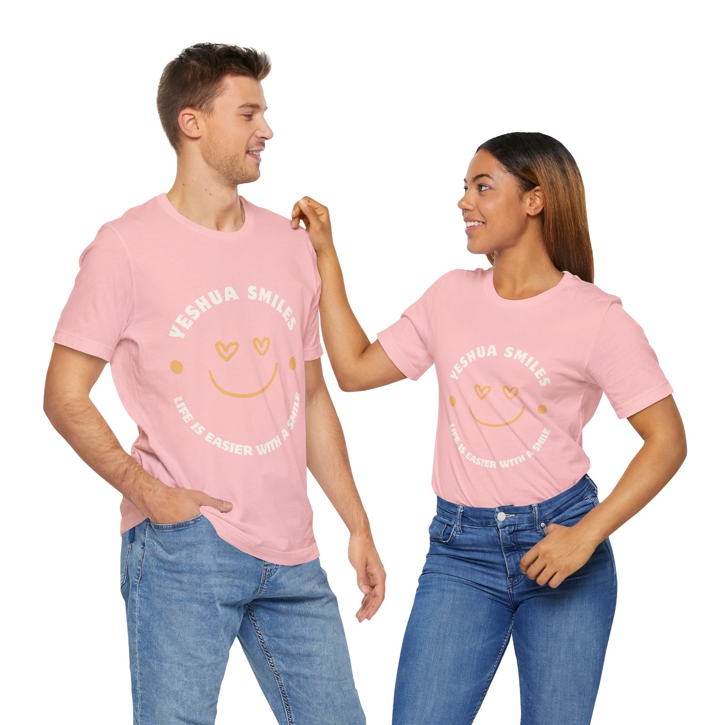 Yeshua Smiles Deluxe Tees