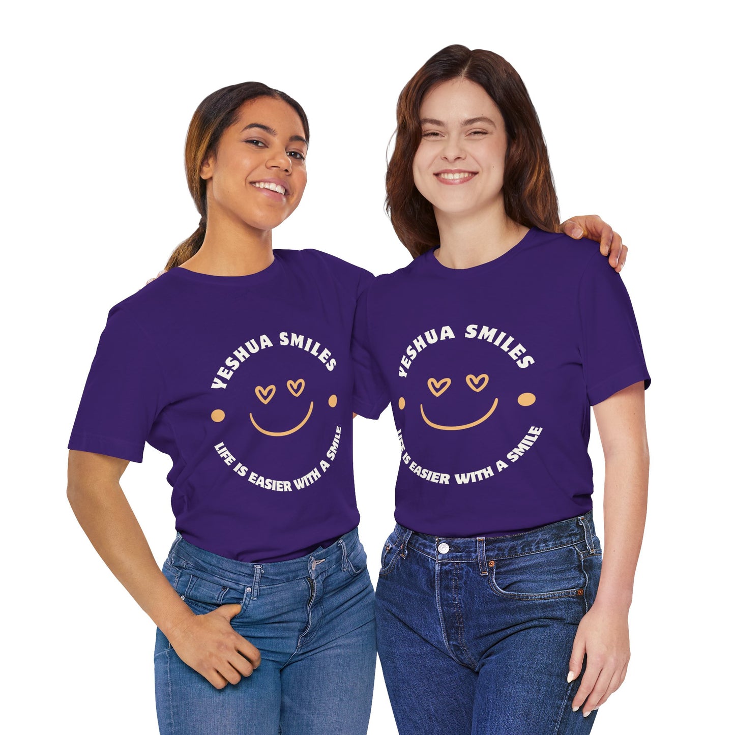 Yeshua Smiles Deluxe Tees