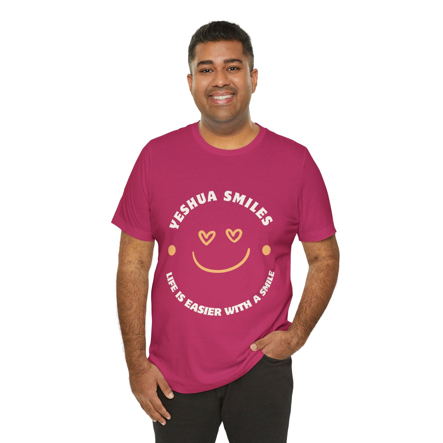 Yeshua Smiles Deluxe Tees