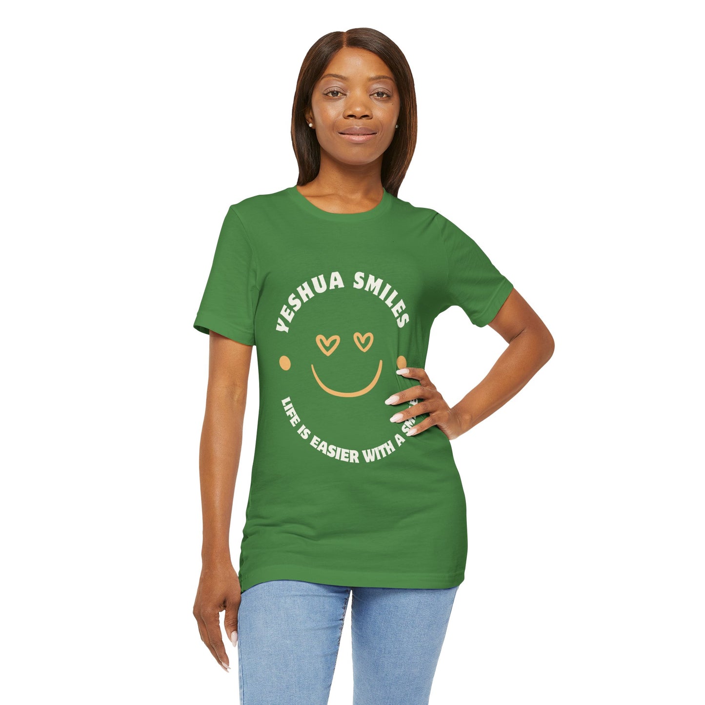 Yeshua Smiles Deluxe Tees